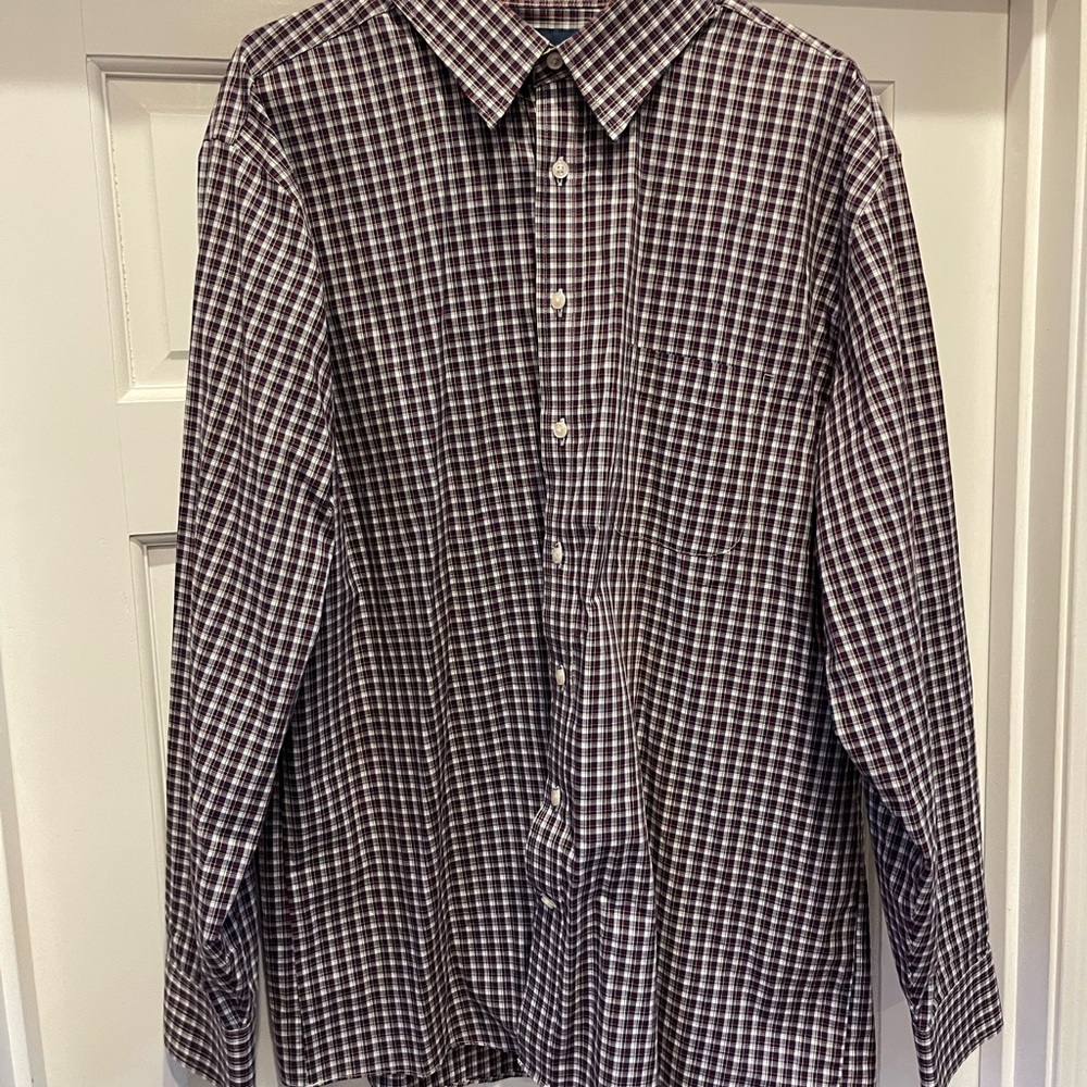 Stafford Men's Plaid Shirt